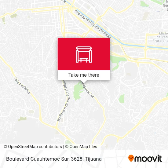 Mapa de Boulevard Cuauhtemoc Sur, 3628