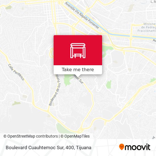 Boulevard Cuauhtemoc Sur, 400 map