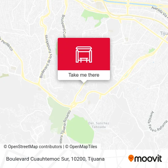 Mapa de Boulevard Cuauhtemoc Sur, 10200