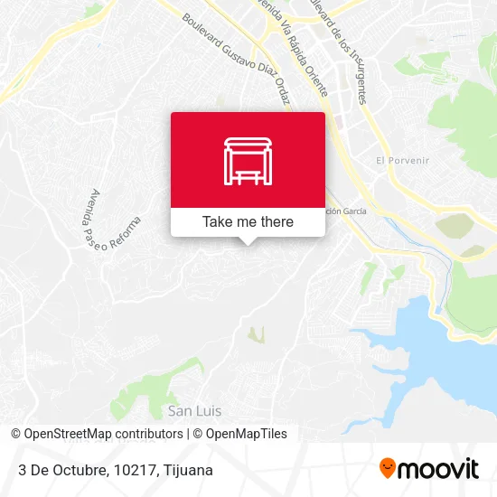 Mapa de 3 De Octubre, 10217