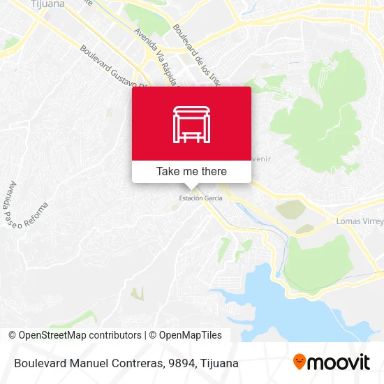 Mapa de Boulevard Manuel Contreras, 9894