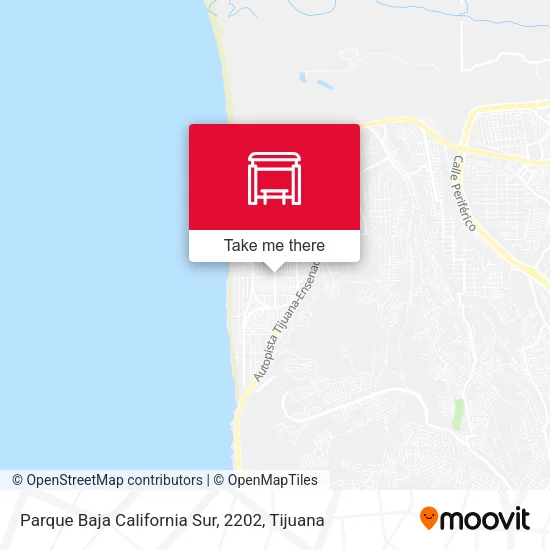 Mapa de Parque Baja California Sur, 2202