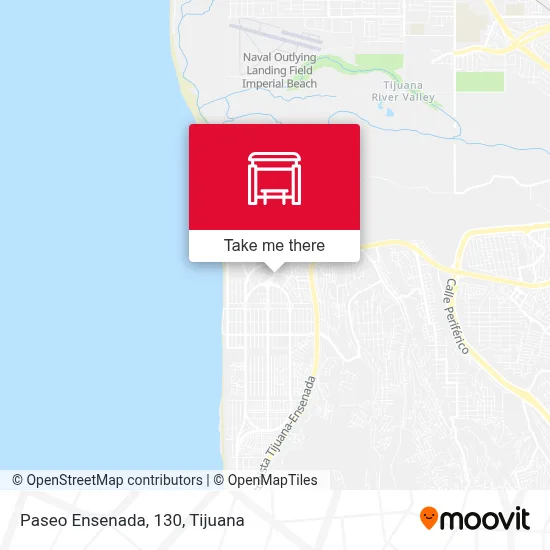 Paseo Ensenada, 130 map