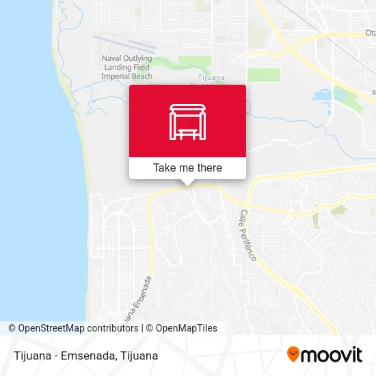 Tijuana - Emsenada map