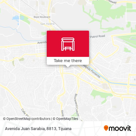 Avenida Juan Sarabia, 8813 map