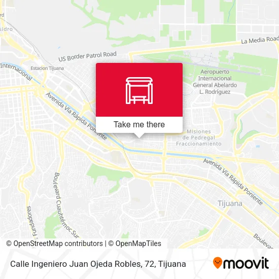 Mapa de Calle Ingeniero Juan Ojeda Robles, 72
