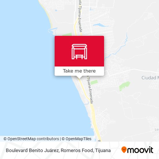 Mapa de Boulevard Benito Juárez, Romeros Food