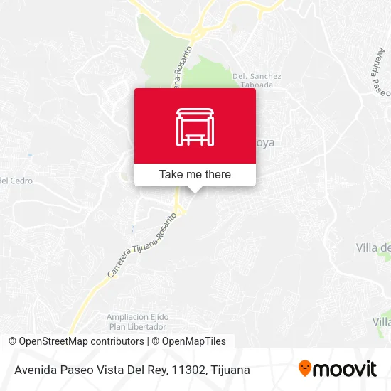 Avenida Paseo Vista Del Rey, 11302 map