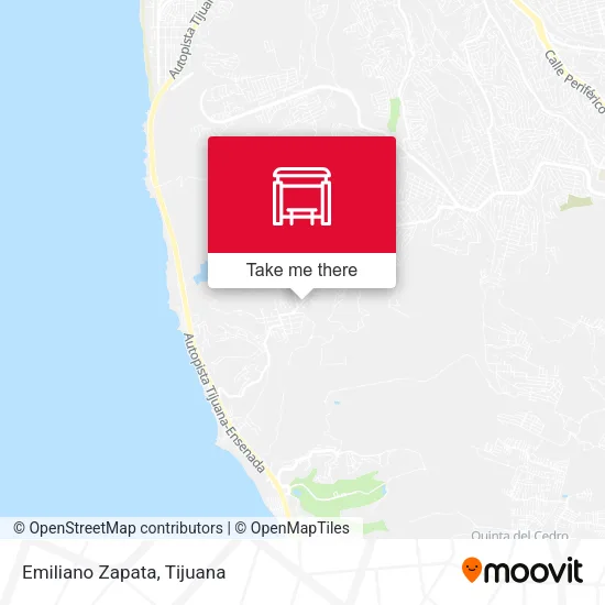 Emiliano Zapata map