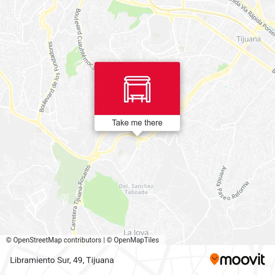 Libramiento Sur, 49 map