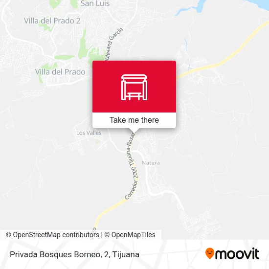 Mapa de Privada Bosques Borneo, 2