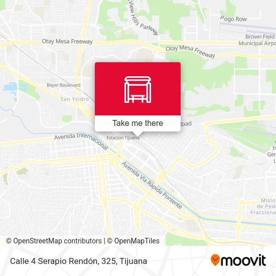 Mapa de Calle 4 Serapio Rendón, 325