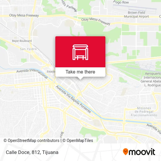 Calle Doce, 812 map