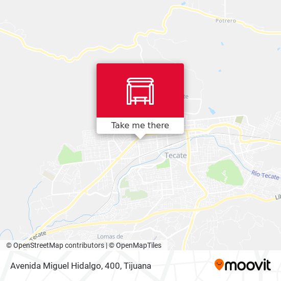 Avenida Miguel Hidalgo, 400 map