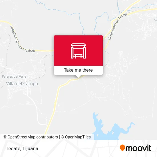 Mapa de Tecate