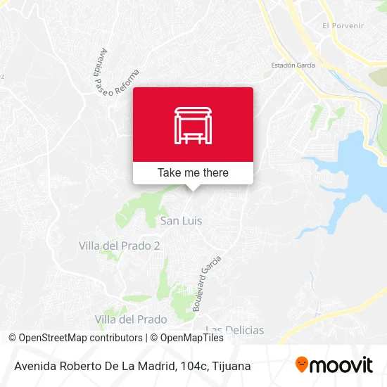 Avenida Roberto De La Madrid, 104c map