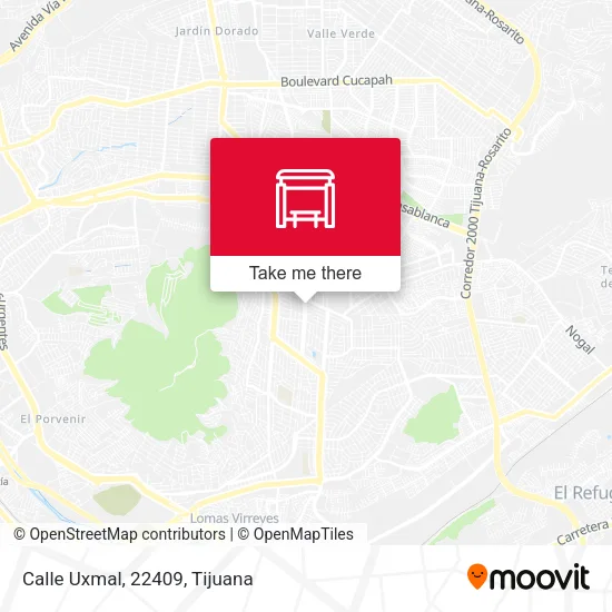 Calle Uxmal, 22409 map