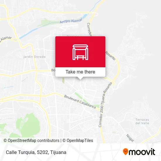 Calle Turquia, 5202 map