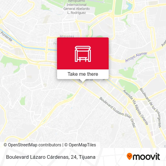 Mapa de Boulevard Lázaro Cárdenas, 24