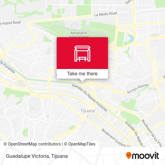 Guadalupe Victoria map