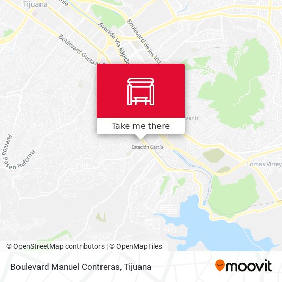 Boulevard Manuel Contreras map