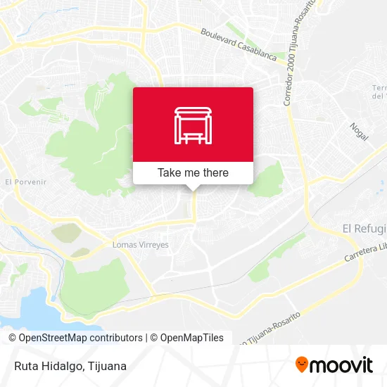 Mapa de Ruta Hidalgo
