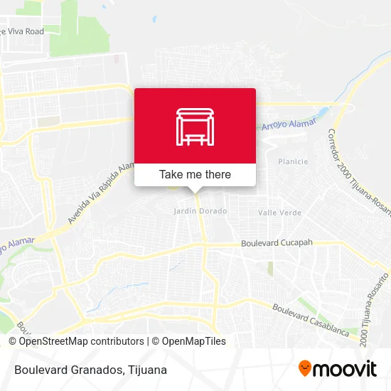 Boulevard Granados map