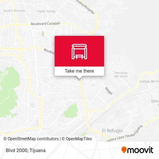 Mapa de Blvd 2000