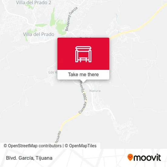Blvd. García map