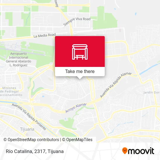 Río Catalina, 2317 map