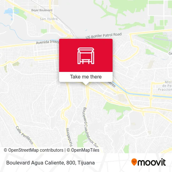 Boulevard Agua Caliente, 800 map