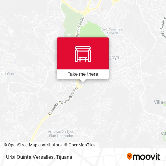 Urbi Quinta Versalles map