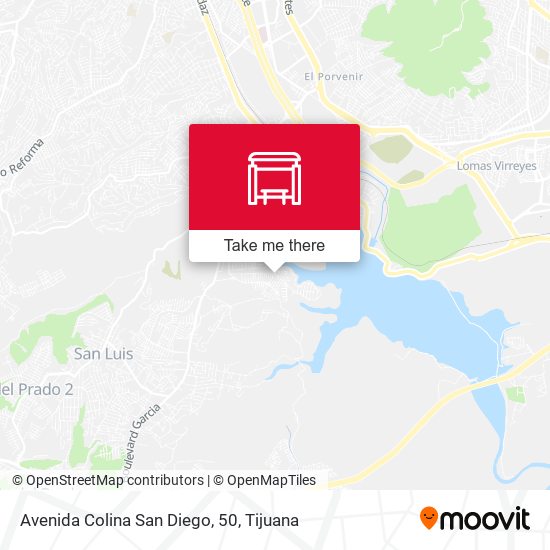 Mapa de Avenida Colina San Diego, 50