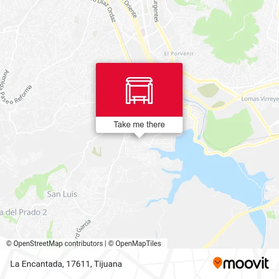 La Encantada, 17611 map
