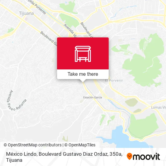 Mapa de México Lindo, Boulevard Gustavo Diaz Ordaz, 350a