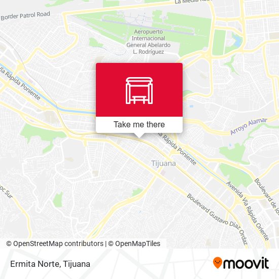 Mapa de Ermita Norte