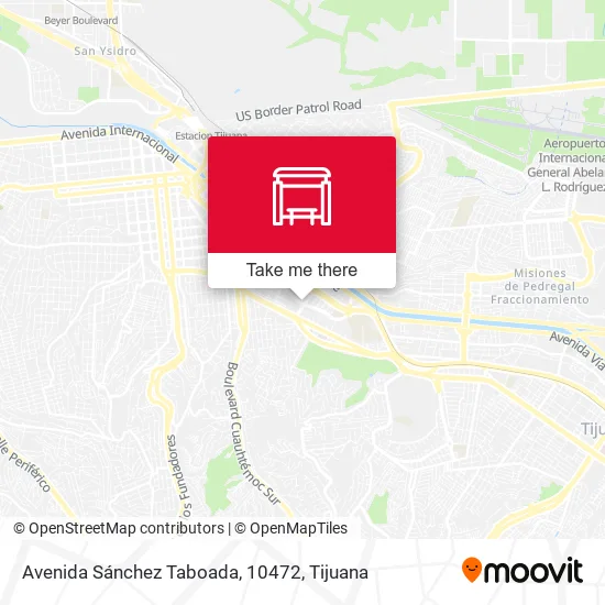 Mapa de Avenida Sánchez Taboada, 10472