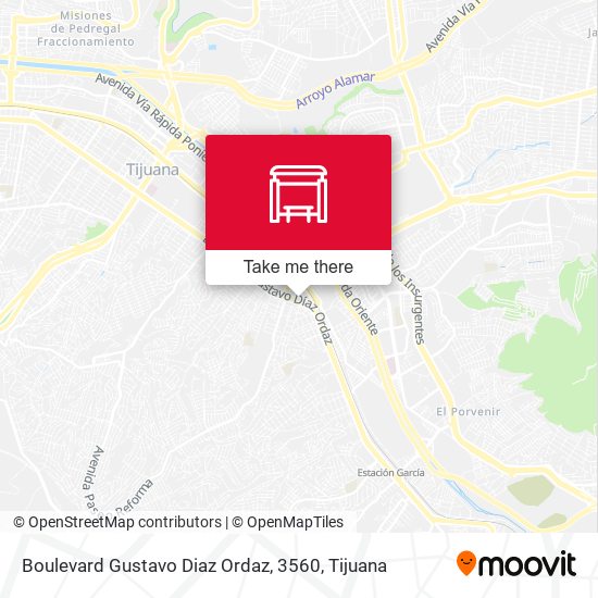 Boulevard Gustavo Diaz Ordaz, 3560 map