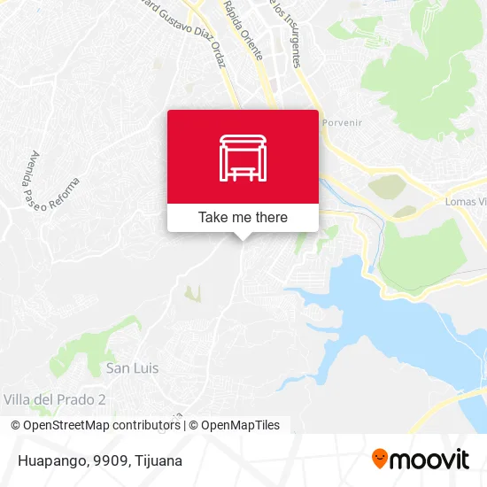 Huapango, 9909 map