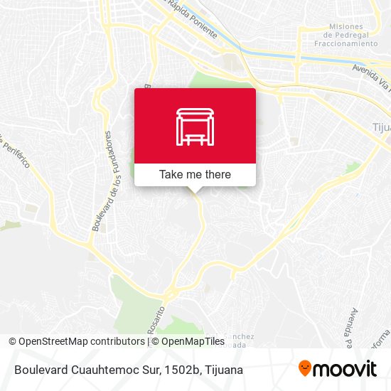 Boulevard Cuauhtemoc Sur, 1502b map