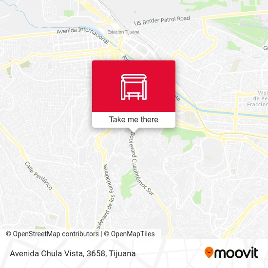 Avenida Chula Vista, 3658 map