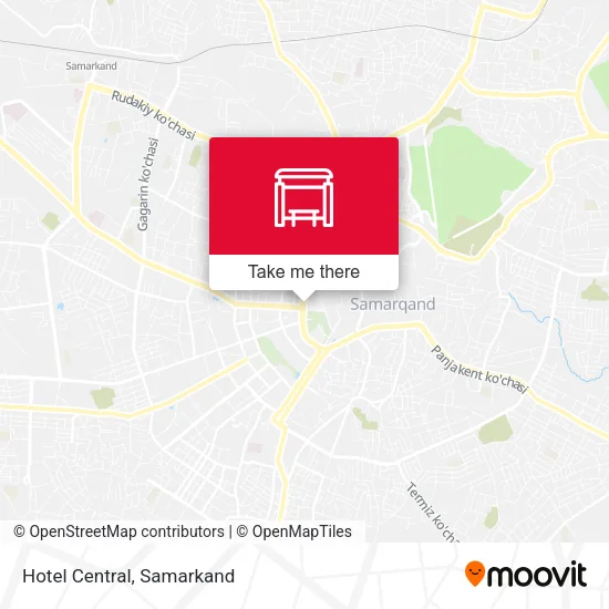 Hotel Central map