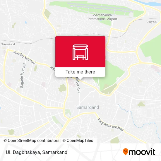 Ul. Dagbitskaya map