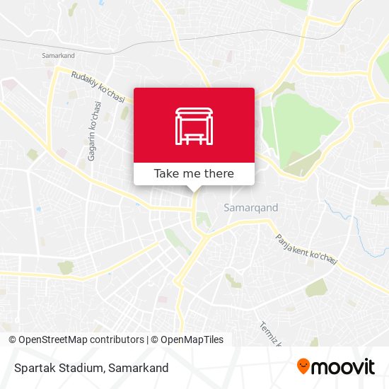 Spartak Stadium map