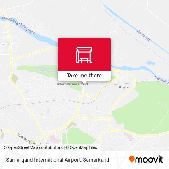Samarqand International Airport map