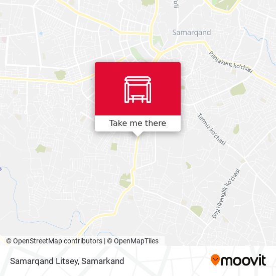 Samarqand Litsey map