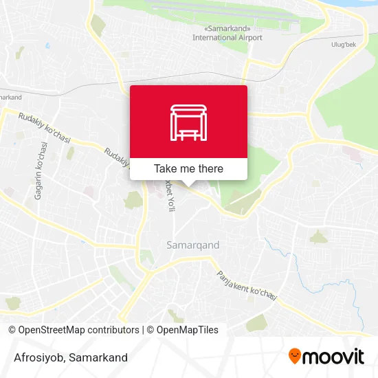 Afrosiyob map