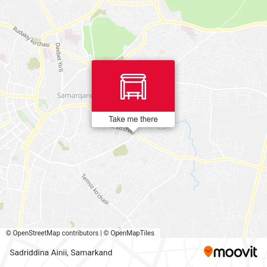 Sadriddina Ainii map