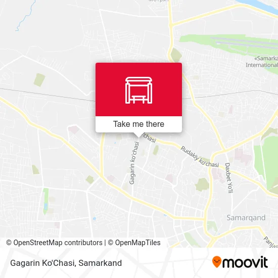 Gagarin Ko'Chasi map