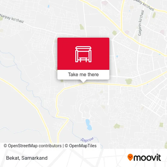 Bekat map